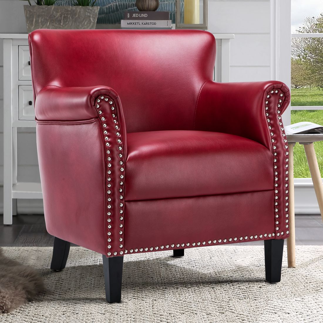 Holly Red Club Chair Furniture